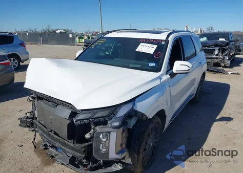 2025 Hyundai Palisade Calligraphy Night Edition from USA, damaged, VIN KM8R7DGE7SU826184